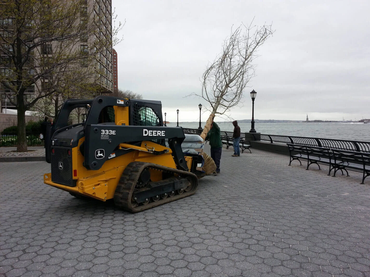 Battery Park planting