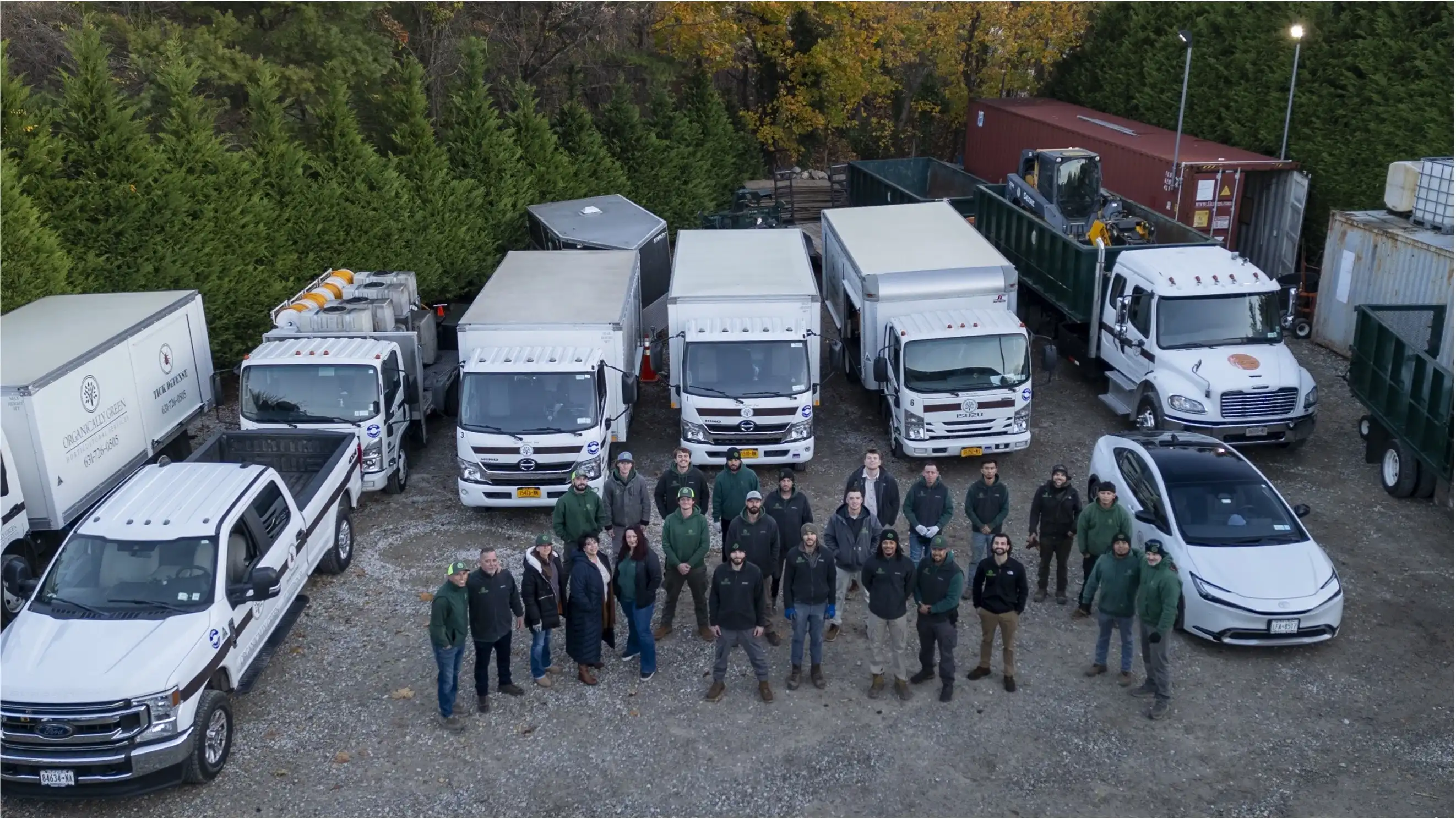 Organically Green team members working together